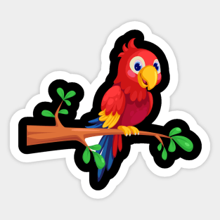 Parrot funny Sticker